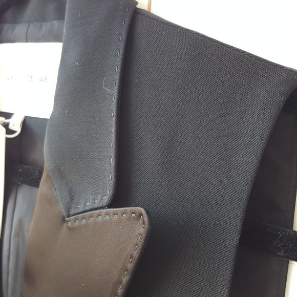 Lafayette 148 New York ! wool, Silk-Lapel Tuxedo Vest - Picture 11 of 15